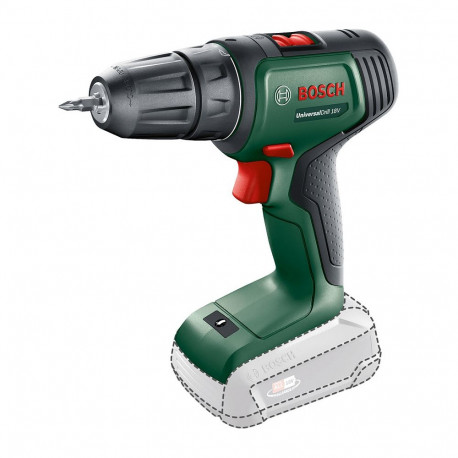 Powertools akutrell UniversalDrill 18V ilma akuta ja laadijata POWER FOR ALL ALLIANCE, roheline/must