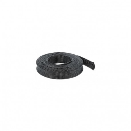 DeLOCK Braided Sleeving stretchable 10 m x 25 mm black