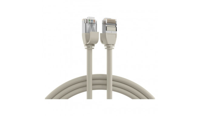 "EFB RJ45 Patchkabel Cat.6A S/FTP 2m grau ultraflex"
