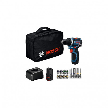 Powertools akutrell GSR 12V-32 Professional 12Volt 2x Li-Ionen Akku 2,0Ah 24-osaline tarvikukomplekt