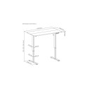 Adjustable Height Table Up Up Frigg White