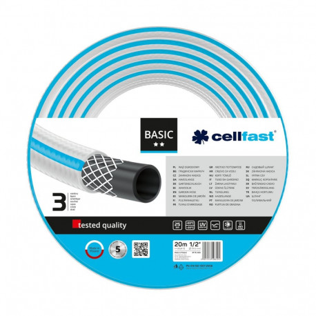 Wąż ogrodowy Cellfast Basic 1/2" 20m