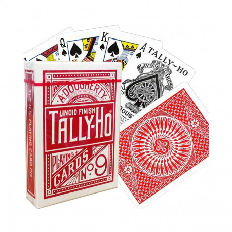 Bicycle Tally-Ho Circle Playing Cards (Red)