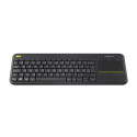 Keyboard - Logitech Wireless Touch Keyboard K400 Plus, Black