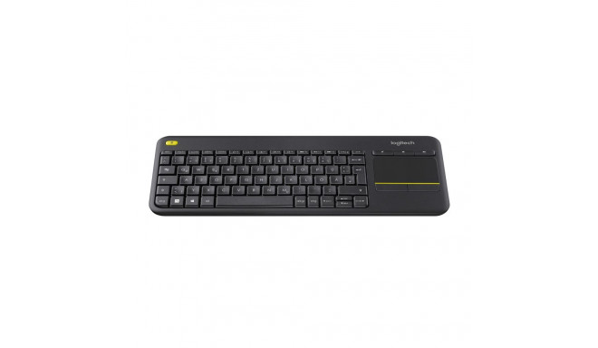 Keyboard - Logitech Wireless Touch Keyboard K400 Plus, Black