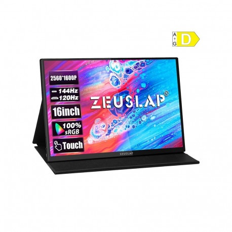 ZEUSLAP P16KT Portable Monitor with a 16-inch 144Hz Touchscreen