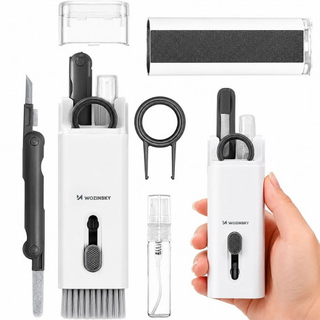 Wozinsky HWZ-71G 7-in-1 Multifunctional Electronics Cleaning Kit - Gray