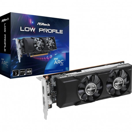 ASRock Intel Arc A310 Low Profile 4GB  Arc A310  4 GB  GDDR6  64 Bit  PCI Express x8 4.0