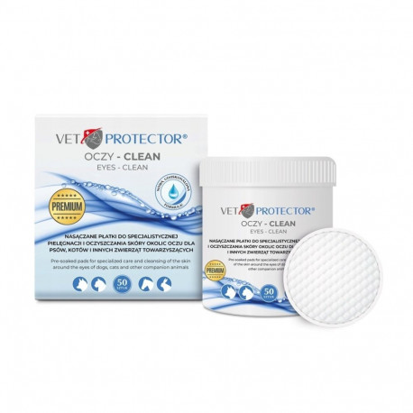 JM SANTE silmade puhastuslapid Vet Protector Eyes Clean 50pcs
