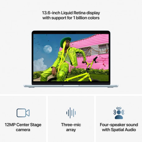 Apple MacBook Air 13.6 Retina M5 24GB 1 TB SSD EN Sky Blue MDHK4ZE/A