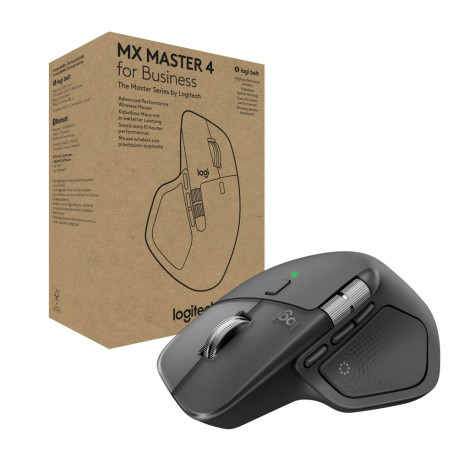 Computer Mouse - Logitech MX Master 4 For Business, Logi Bolt USB-C, 150 g, Graphite