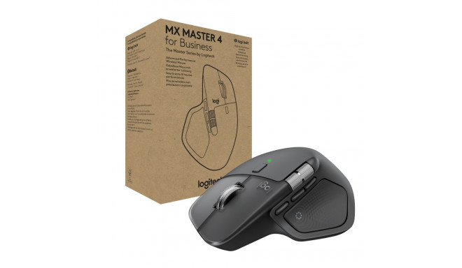 Computer Mouse - Logitech MX Master 4 For Business, Logi Bolt USB-C, 150 g, Graphite