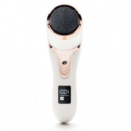 Rio Go Smooth Electric Foot File With Vacuum Action, White