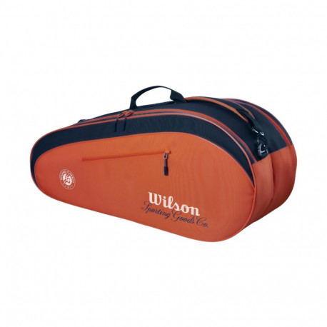 Wilson tennisekott WR8053301001 Roland Garros 2026 Team 6PK, oranž-mereväesinine
