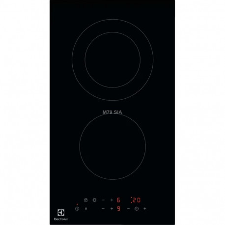 Electrolux LHR3233CK hob Black Built-in Ceramic 2 zone(s)