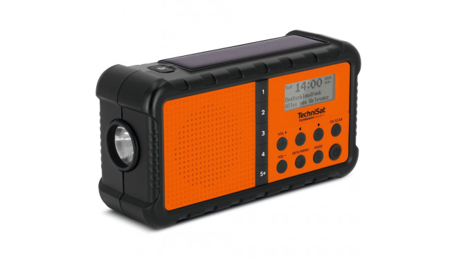 Technisat raadio Techniradio Solar 2, must/oranž