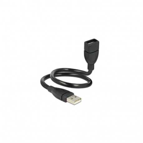 DeLOCK 35cm USB 2.0 USB cable 0.35 m USB A Black