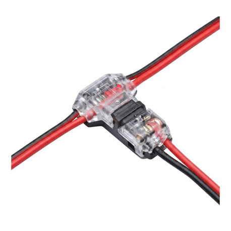 "Synergy 21 LED FLEX Strip zub. Easy Connect T shape for 2 line clear"