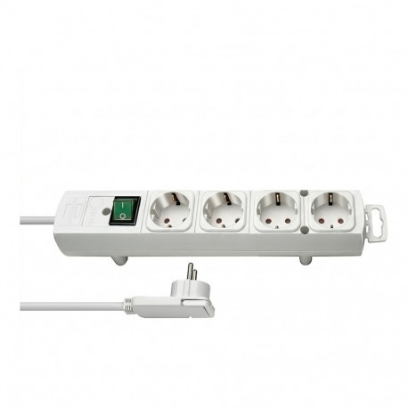 "Brennenstuhl Steckdosenl. Comfort-Line 4x 2m Flachstecker"