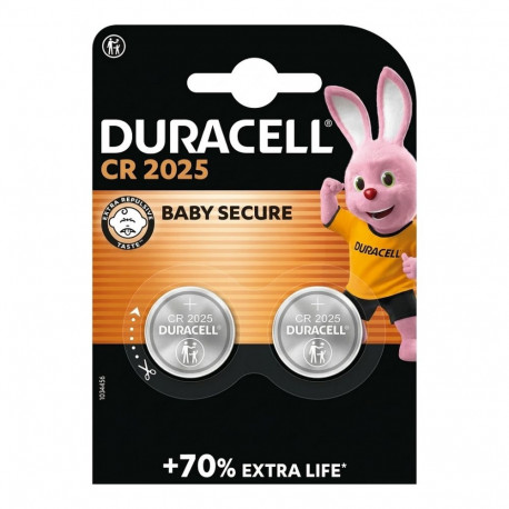 Duracell nööppatarei CR2025 2-pakk