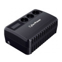 CyberPower ups BU Basic BU650EULCD 650VA 360W 3x Schuko-pistikupesa ja USB-ühendus