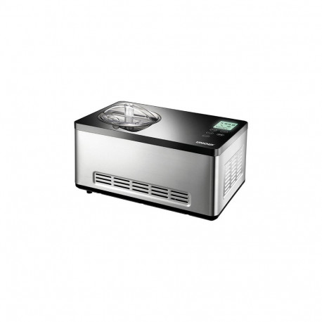 "Eismaschine Gusto (edelstahl/schwarz, fr 2.000ml Eiscreme, 180 Watt Kompressor)"
