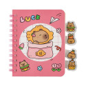 NOTE BOOK 8.7X11.3CM 64SH CAPYBARA