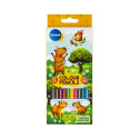 COLOUR PENCILS PLASTIC 12COL CAPYBARA
