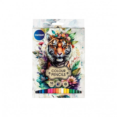TIGER värvipliiatsid 18COL