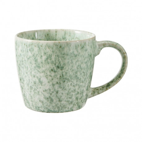 MUG GREEN/WHITE DOTTED 380ML