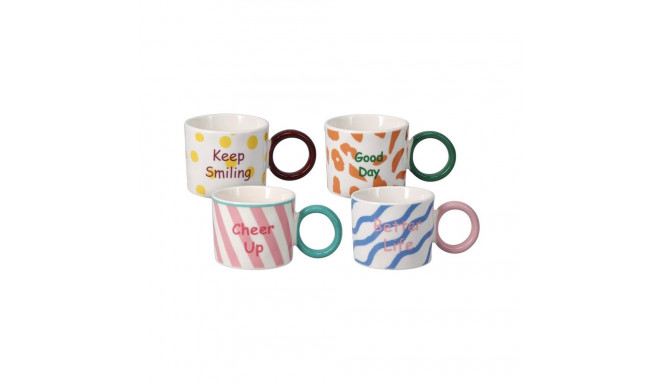 SET OF 4 MUGS 200ML