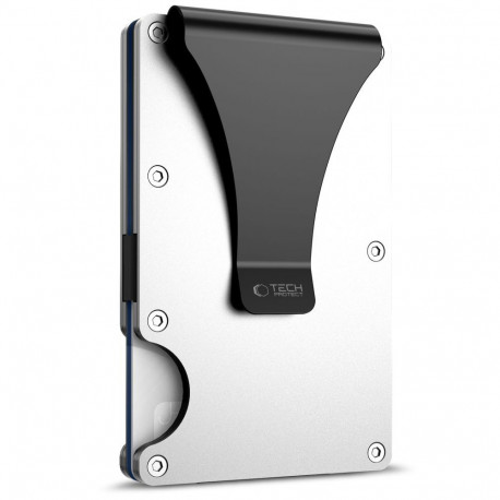 TECH-PROTECT THORN RFID CARD WALLET STEEL SILVER