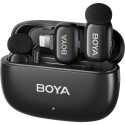 Boya mikrofonikomplekt Mini 15 2TX + 1RX, must