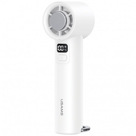 Käeshoitav ventilaator 2000mAh jahutav, valge