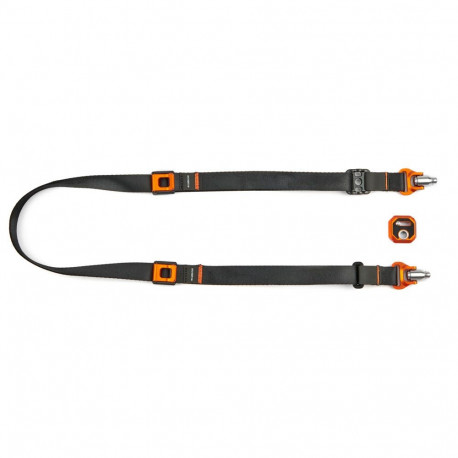 3 Legged Thing AXIS 24 Padded Neck & Shoulder Strap INFERNO