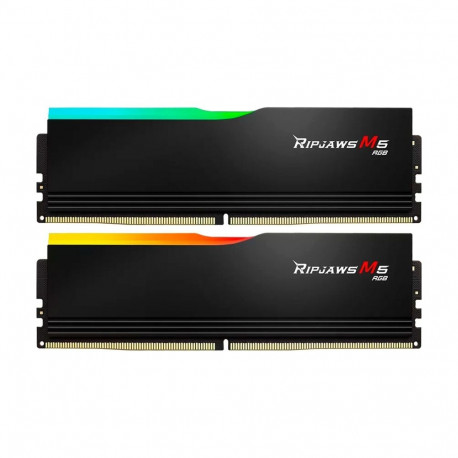 GSK mälumoodulite komplekt F5-6000J3648D16GX2-RM5RK Ripjaws M5 RGB 6000-36 D532GB K2 Intel XMP, must