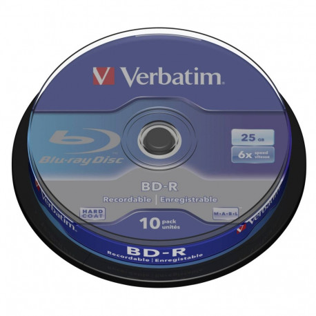 BD-R 25 GB (6fach, 10 Stück, Retail)