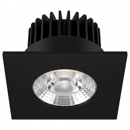 Synergy 21 Helios süvistatav LED-spotvalgusti, must, ruudukujuline, neutraalvalge