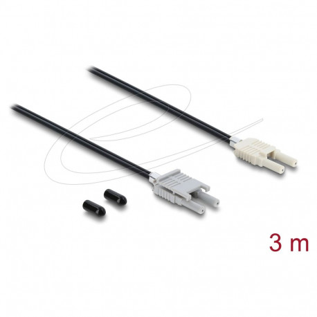"DELOCK LWL POF Kunstst. Kabel HFBR 4506-4516Z Dupl St>St 3m"