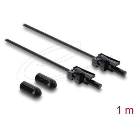 "DELOCK LWL POF Kunstst. Kabel HFBR 4532-4532Z Simpl St>St 1m"