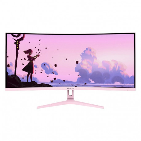 "Arozzi TFT Nova 34"" VA 165Hz curved pink"