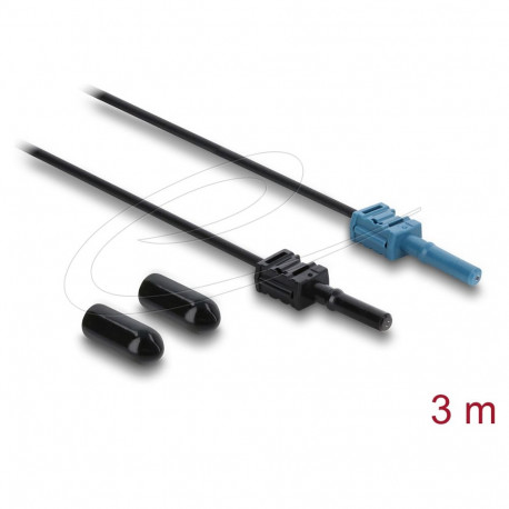 "DELOCK LWL POF Kunstst. Kabel HFBR 4531-4533Z Simpl St>St 3m"