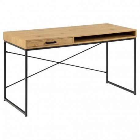 Kirjutuslaud SEAFORD 140x58x76 cm, metsik tamm