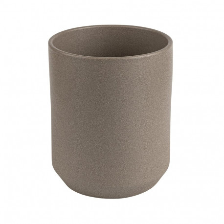 CERAMIC POT WAZA D14 SEPIA