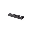 19" CABLE MANAGEMENT PLASTIC 1U TYPE A BLACK LANBERG