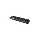 19" CABLE MANAGEMENT PLASTIC 1U TYPE A BLACK LANBERG