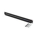 PATCH PANEL 24 PORT 1U F-TYPE CONNECTOR BLACK LANBERG