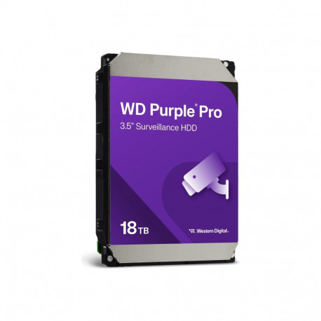 WD kõvaketas Purple Pro 18TB SATA 6Gb/s sisemine 3.5inch 7200Rpm 512MB Cache 24x7 hulgipakend