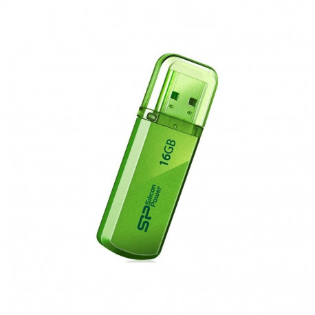 Silicon Power mälupulk Helios 101 16 GB USB Type-A, roheline