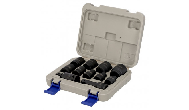 Hex impact socket set Irimo 11pcs 8-27mm 1/2"